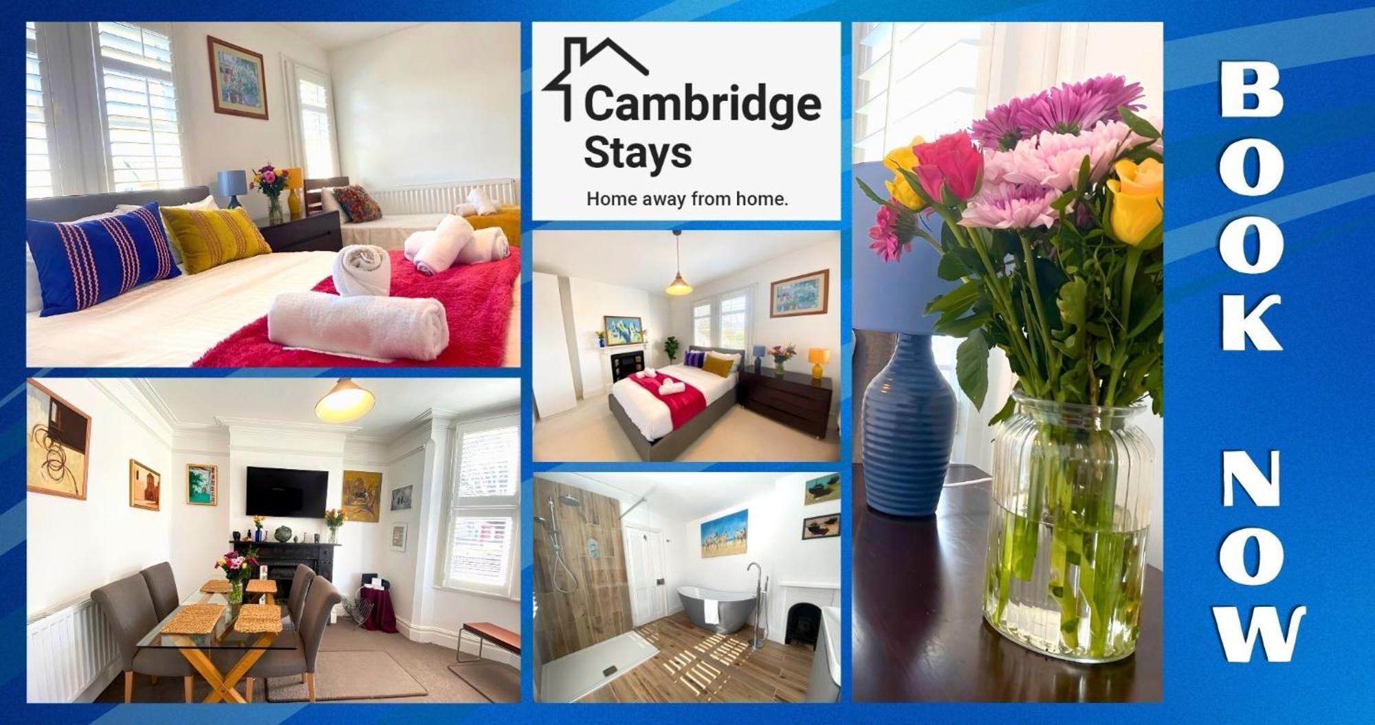 Cambridge Stays 3Br House, Easy Walk To City Center, 2 Showers, Garden, 2 Free Parking Spaces 외부 사진